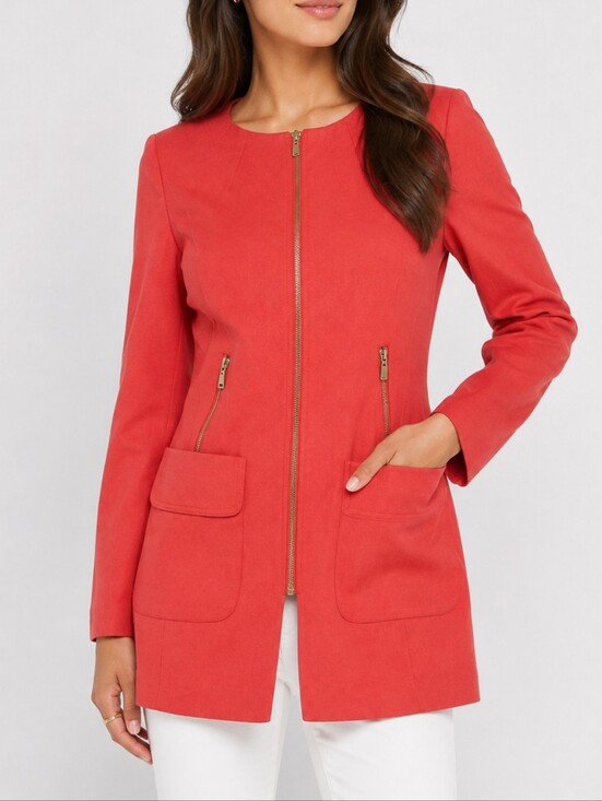 Laundry By Shelli Segal Jackets & Blazers - LAUNDRY | Zippered Blazer Jacket